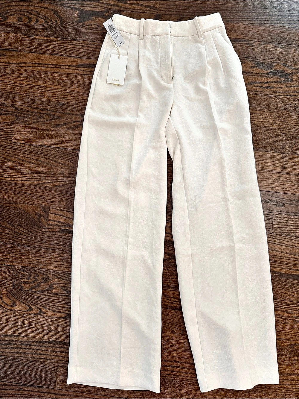 Wilfred The Effortless Pant Wide Leg Pants White